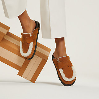 洗練された歩み HERMES Mules Go ミュール 212295Z 01_worn_5